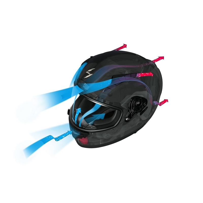 Integralny kask motocyklowy Scorpion EXO-2000 biały wyprzedaż