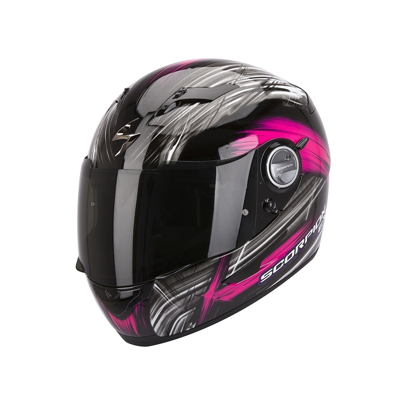 Integralny kask na moto Scorpion EXO-500 Ewok czarno-różowy wyprzedaż