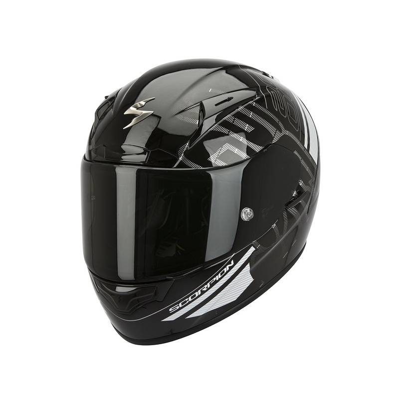 Integralny kask Scorpion EXO-2000 Ipsum czarno-biały wyprzedaż