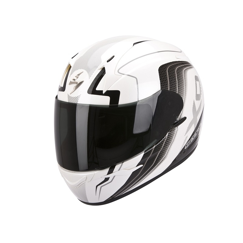 Integralny kask Scorpion EXO-410 Altus biało-czarny wyprzedaż